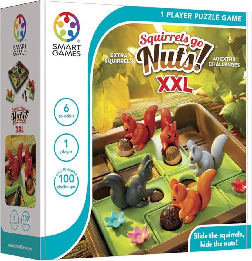 Smart Games Smartgames Squirrels Go Nuts! XXL (100 opdrachten)