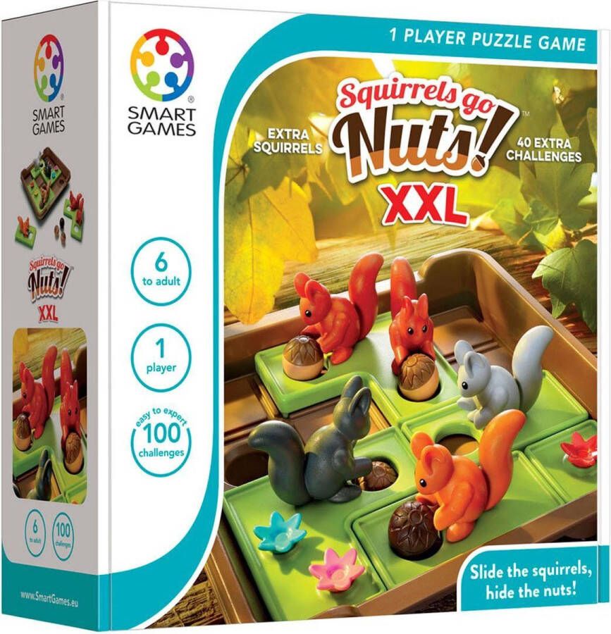 Smart Games Smartgames Squirrels Go Nuts! XXL (100 opdrachten)