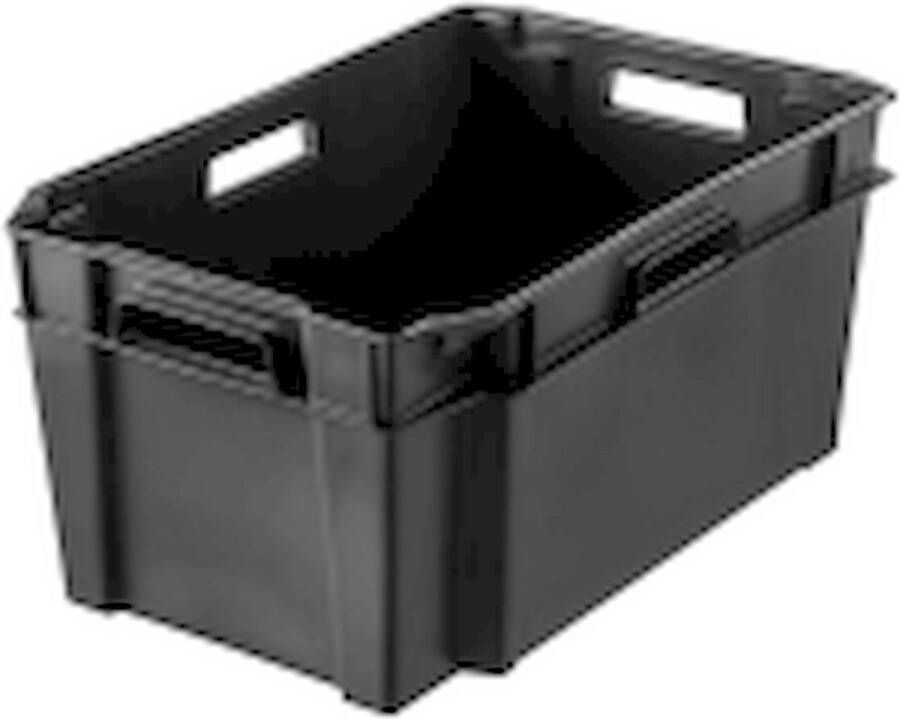 SmartStore Basic Opbergkrat 50 liter Polypropyleen Zwart