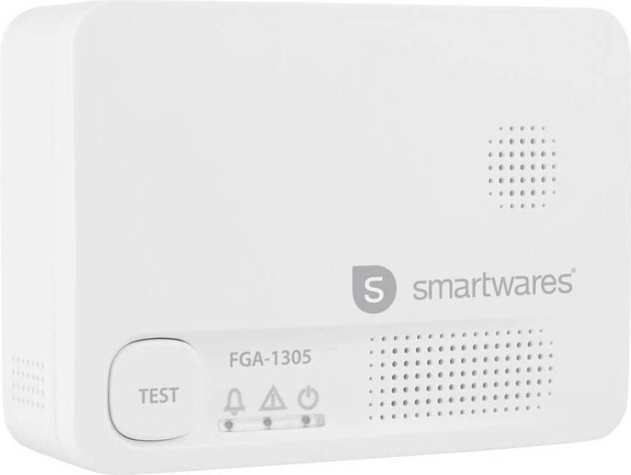 Smartwares Koolmonoxidemelder FGA-13051 10 Jaar sensor BSI Gecertificeerd 85 dB