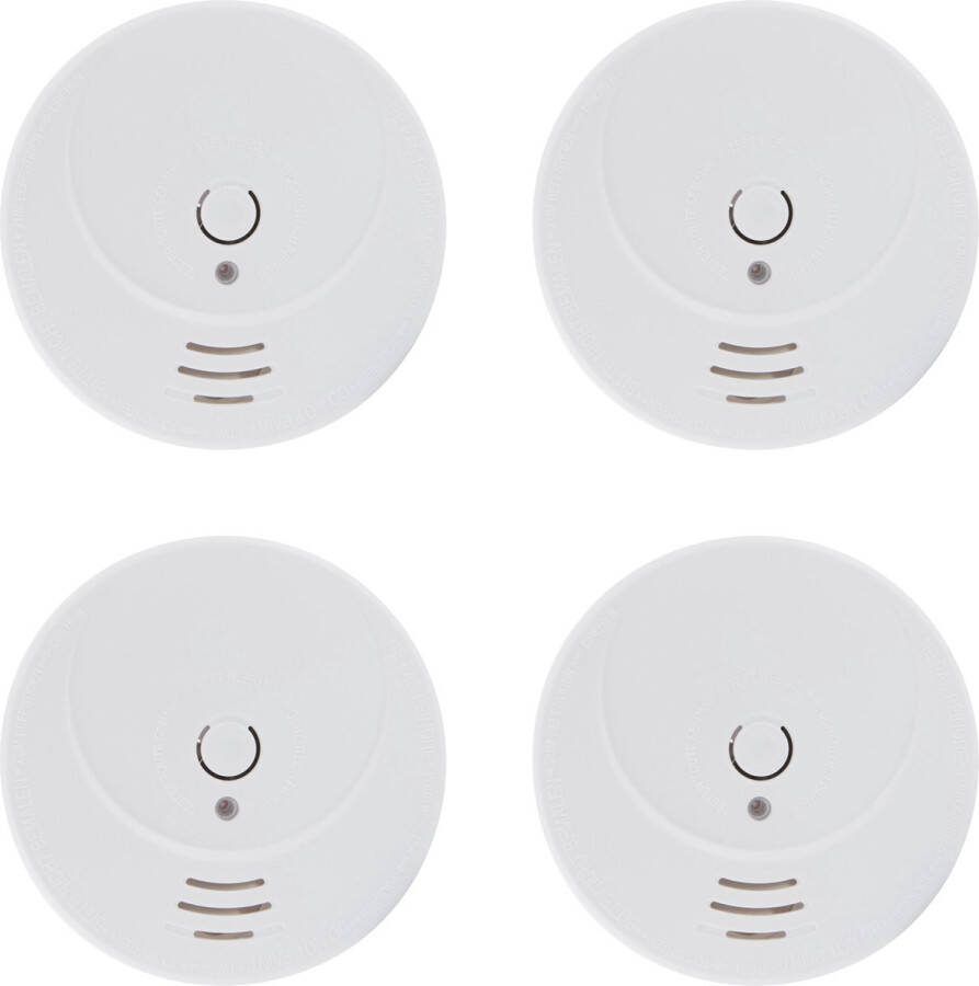Smartwares ROOKMELDERS 4-PACK MET 1 JAAR BATTERIJEN RM149 4
