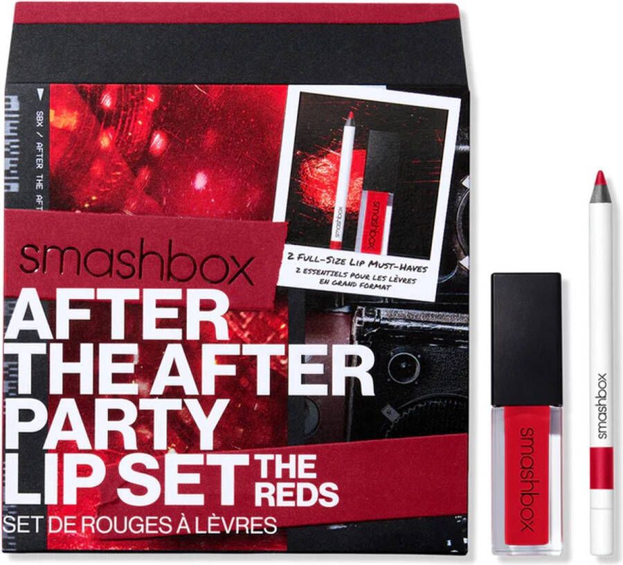 Smashbox After The After Party Lip Set The Reds Two full-size red lip colors with a matte finish