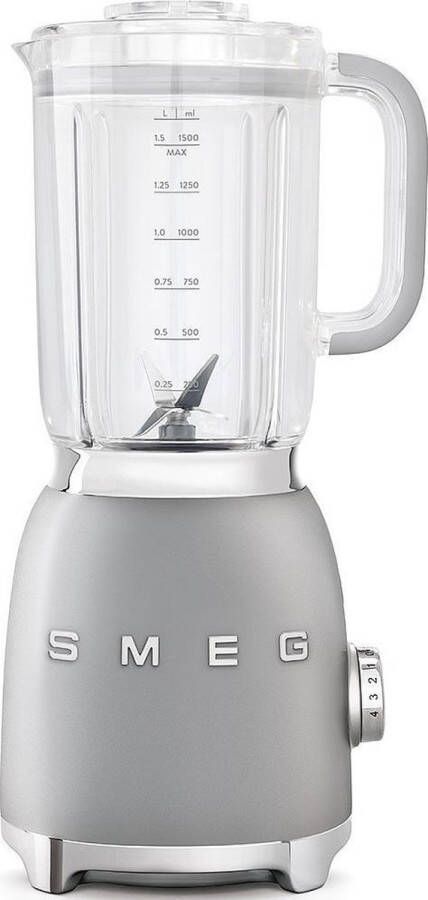 Smeg BLF01SVEU Blender 1 5L Metaalgrijs OP=OP | Blenders | Keuken&Koken Keukenapparaten | BLF01SVEU