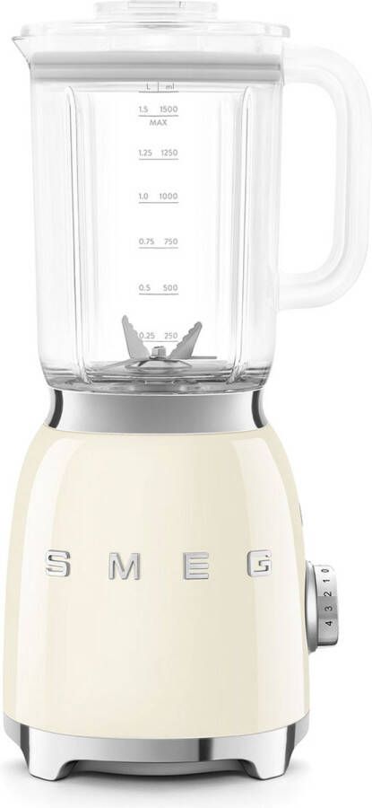 Smeg BLF03CREU Blender Crème 800W 1 5L Jaren '50 Stijl