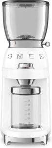 Smeg Elektrische koffiemolen CGF01WHEU Wit Jaren '50-stijl