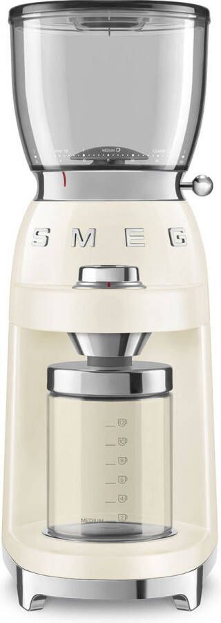 Smeg Koffiemolen Crème CGF11CREU | Koffie Toebehoren | 8017709317973