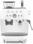 Smeg EGF03WHEU Espressomachine met geïntegreerde bonenmaler Wit - Thumbnail 1