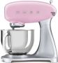 Smeg Keukenmachine 800 W roze 4.8 liter SMF02PKEU - Thumbnail 1