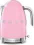 Smeg KLF04PKEU Waterkoker Roze 1 7L 7 Temperaturen - Thumbnail 1