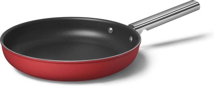 Smeg Braadpan 28cm Rood | Potten&Pannen | Keuken&Koken Keukengerei | 8017709296520