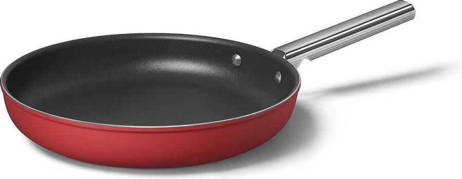 Smeg Braadpan 30cm Rood | Potten&Pannen | Keuken&Koken Keukengerei | 8017709296537