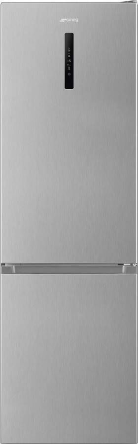 Smeg Koel-vriescombinatie Model RC19XDNE Vrijstaand 331 liter RVS NoFrost