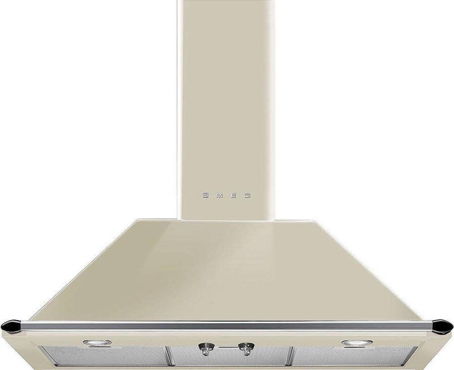 Smeg KT90PE Muurmontage Crème 788m³ uur A afzuigkap