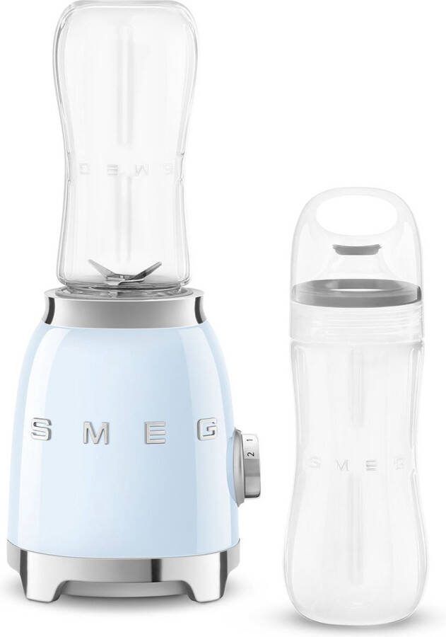 Smeg PBF01PBEU Personal blender Pastelblauw 600 ml 300W Jaren '50