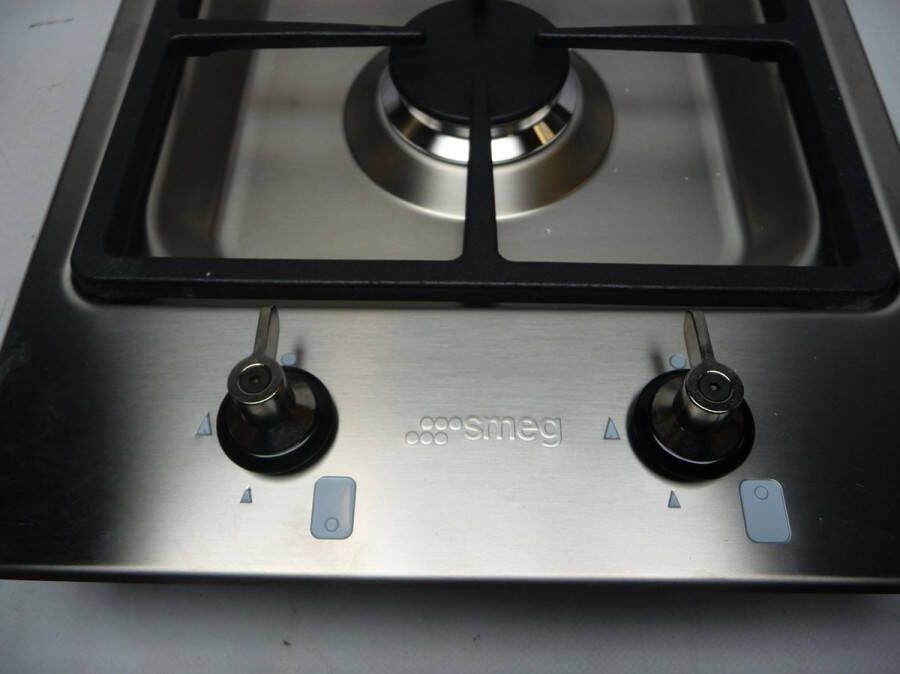 Smeg PDXS30S-1 Roestvrijstaal Ingebouwd Gaskookplaat 2 zone(s)
