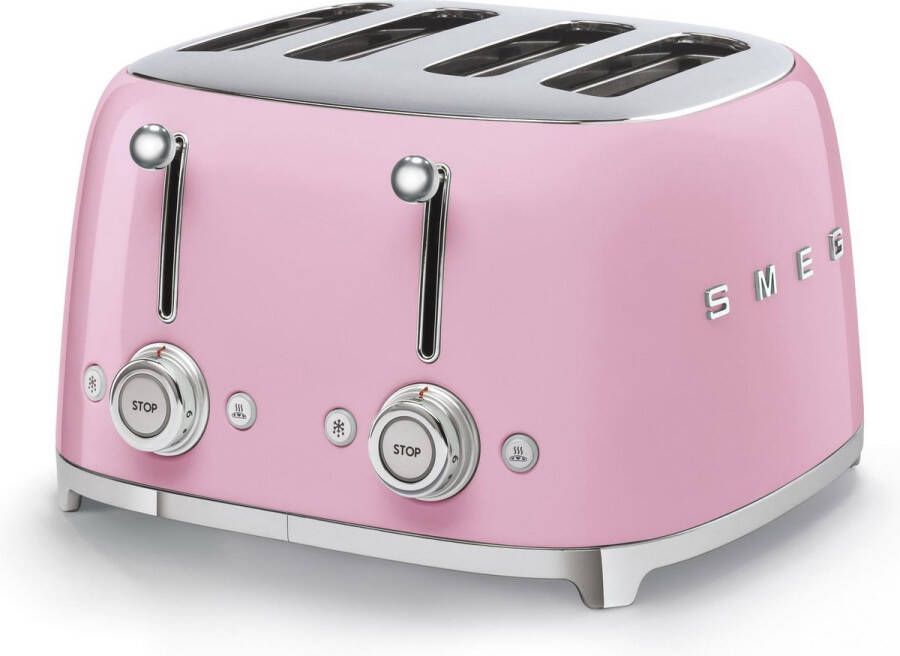 Smeg TSF03PKEU Roze | Broodroosters | Keuken&Koken Keukenapparaten | 8017709263393