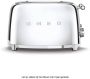 Smeg TSF03SSEU Broodrooster Chroom 4x4 2000W 6 niveaus - Thumbnail 1