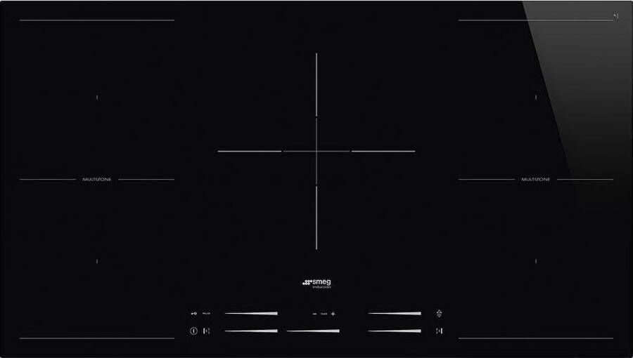 Smeg Universal SI2M7953D kookplaat Zwart Ingebouwd 90 cm Inductiekookplaat zones 5 zone(s)