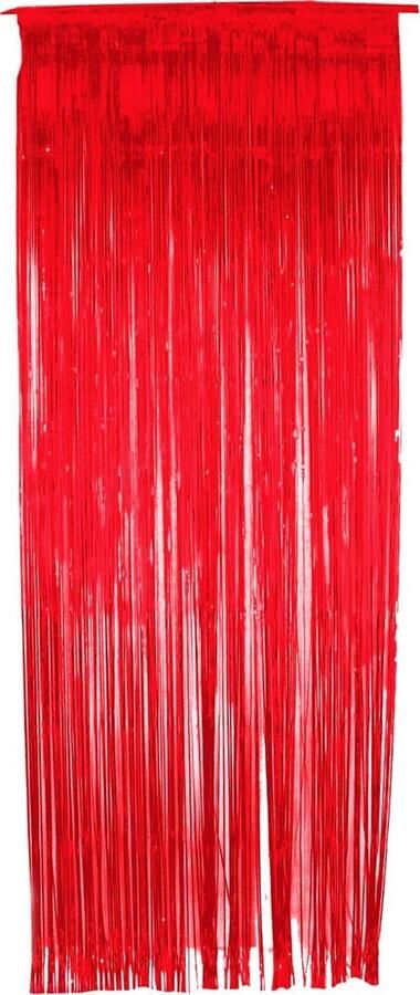 Smiffys PARTYDECO Glinsterend rood gordijn