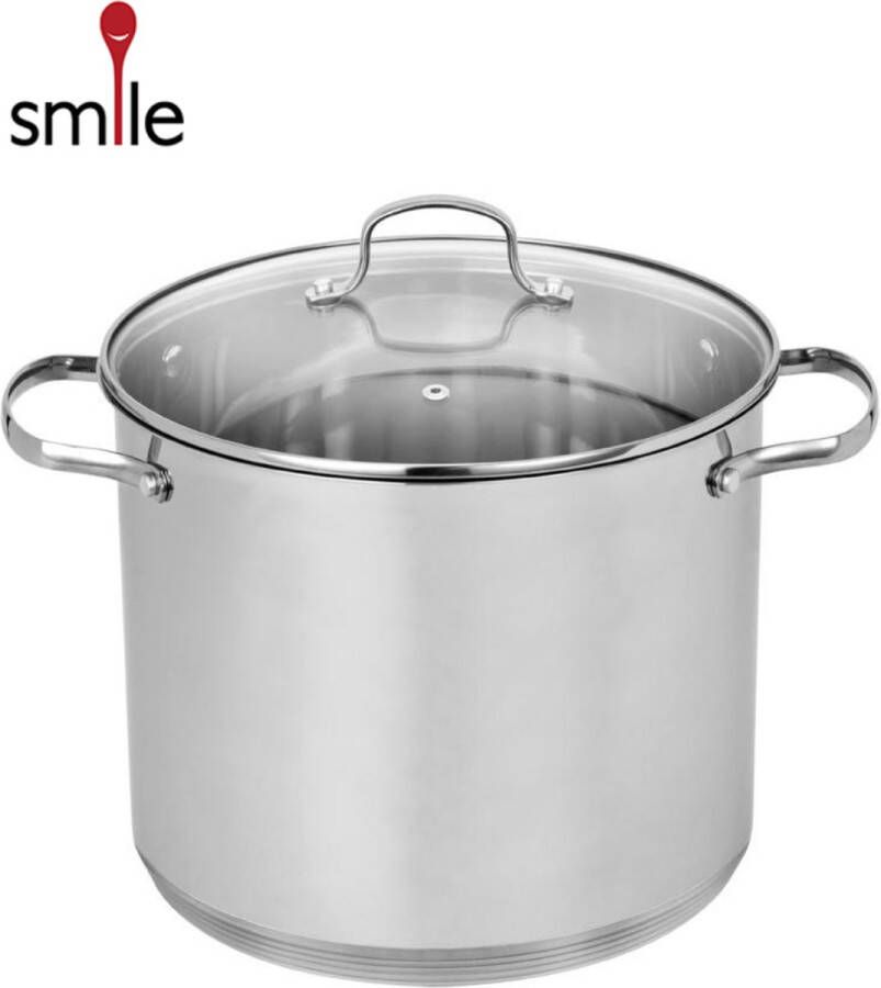 Smile Soeppan Kookpan groot 11 Liter Inductie Met Maatverdeling