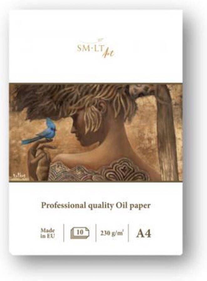 SMLT Professional Papierblok Olieverf A4 230gr 10 vel