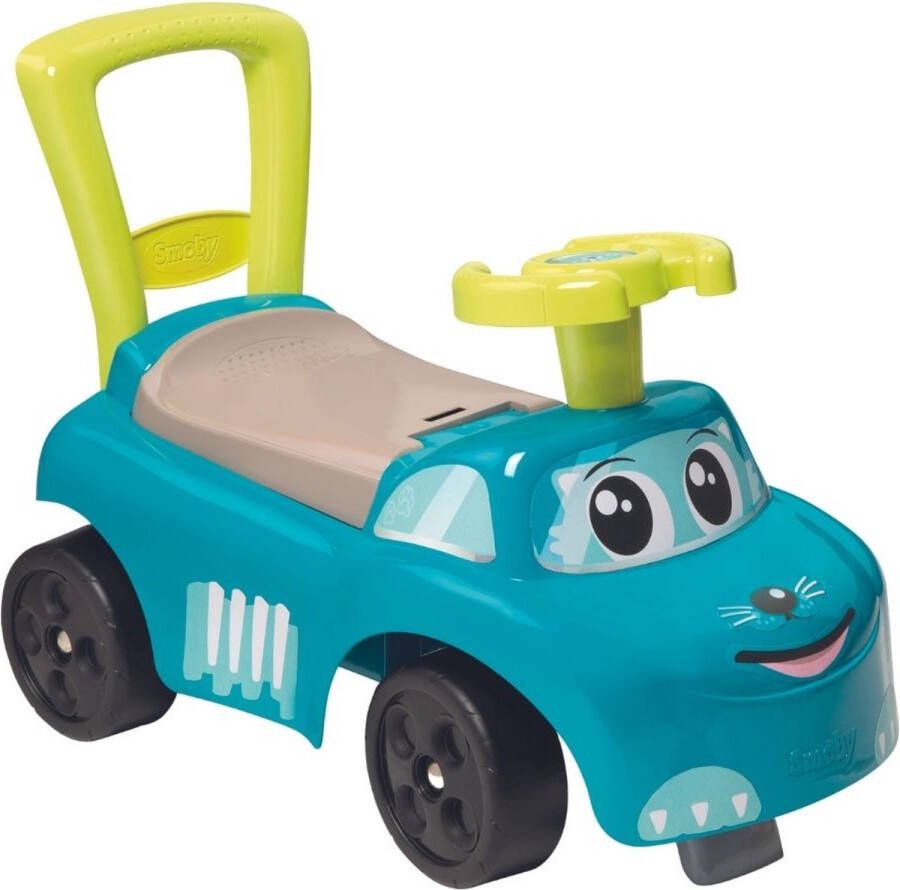 SMOBY Auto Ride On Blauw Loopauto Ergonomisch Opbergvak Vanaf 10m