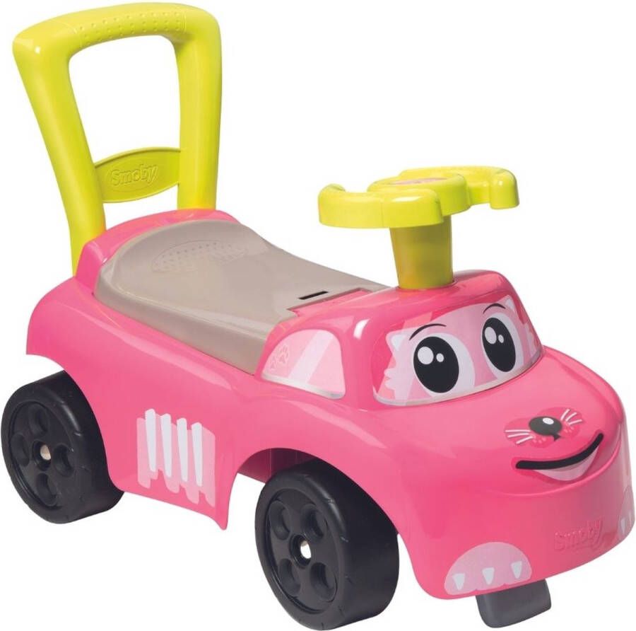 SMOBY Auto Ride On Roze Loopauto Baby