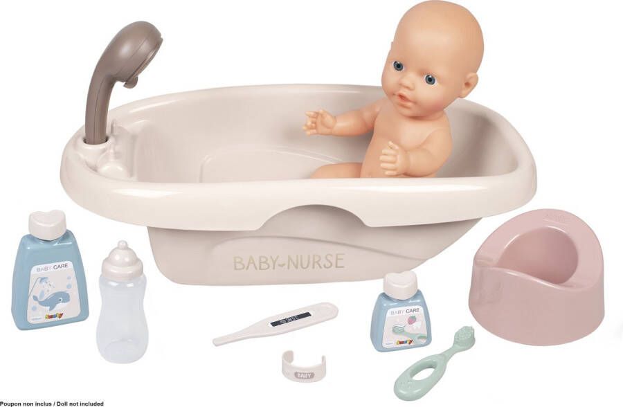 SMOBY Baby Nurse Badset met Accessoires Poppen Vanaf 3 jaar