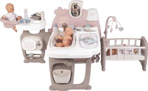 SMOBY Baby Nurse Groot Babyhuis Keuken Wieg en Verzorgingsset