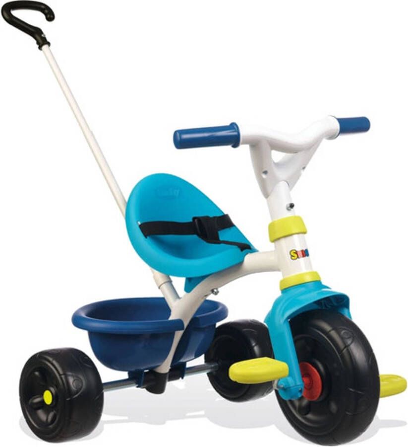 SMOBY Be Fun Driewieler met duwstang vanaf 15 maanden blauw