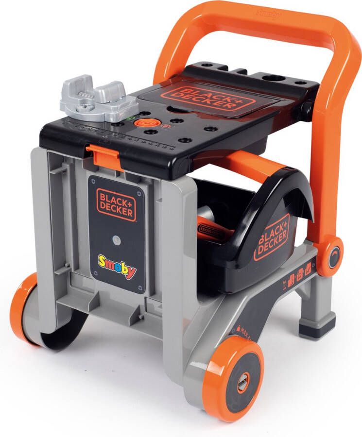 SMOBY Black & Decker Bricolo duiveltje karretje steekwagen werkbank