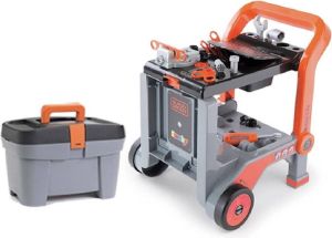SMOBY Black & Decker Trolley Speelgoedwerkbank