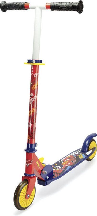 SMOBY Cars Plooibare scooter Step Vanaf 5 jaar Tot 50 kg Verstelbaar stuur Voetrem