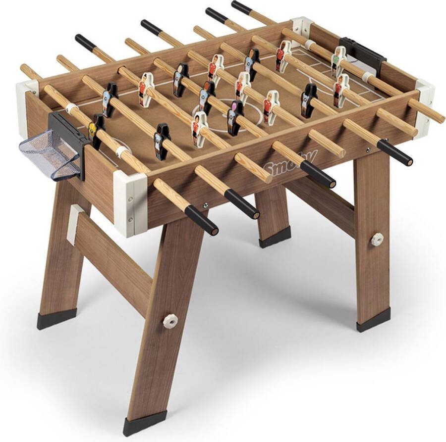 SMOBY Click & Goal Tafelvoetbaltafel Hout Volwassene & kind Elk geslacht 8 jaar Bruin