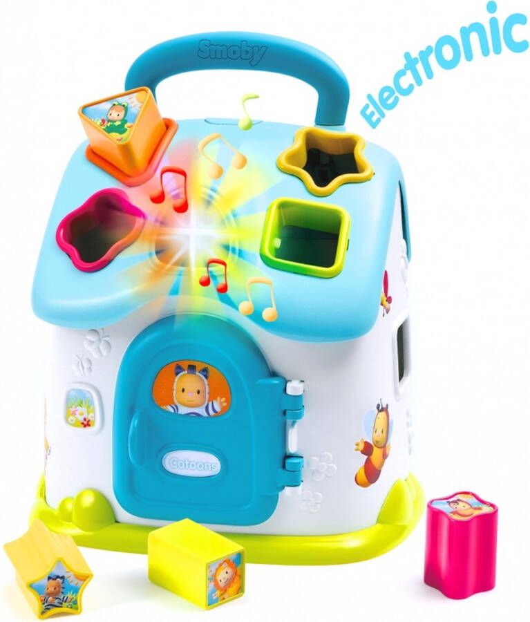 SMOBY Cotoons Vormen sorteerhuis blauw 110403