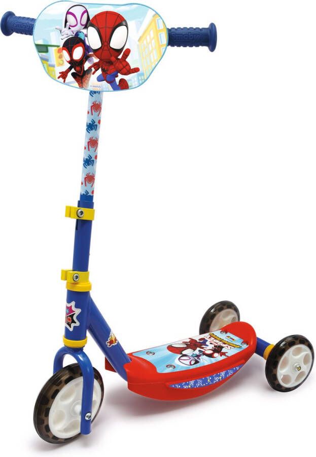 SMOBY Disney Marvel Spiderman Step 3-wiel step max 20kg 67 70cm in hoogte verstelbaar vanaf 3 jaar