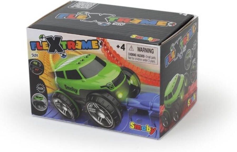 SMOBY FleXtreme SUV Raceauto Met Voor- En Achterlichten Vanaf 4 Jaar Kunststof Groen