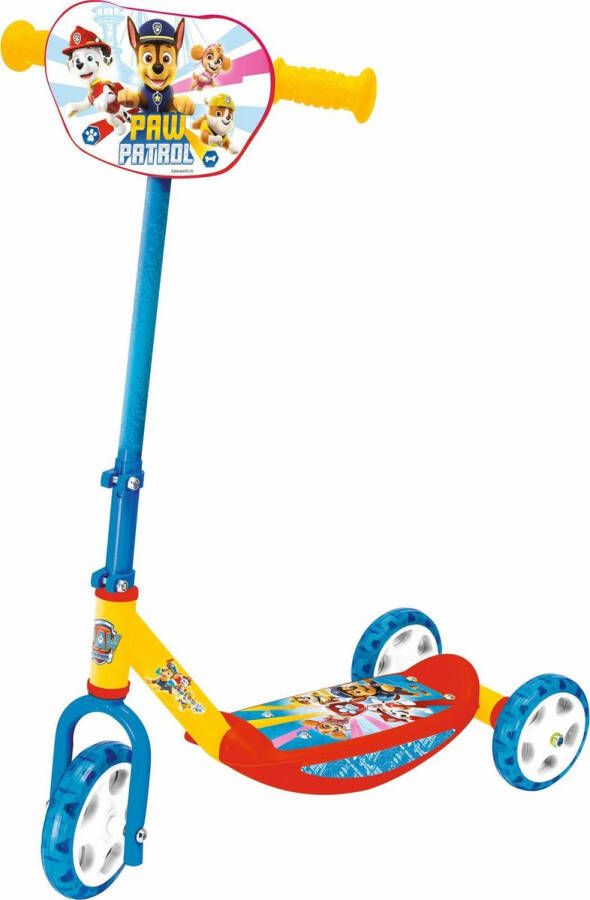 SMOBY Nickelodeon Paw Patrol Scooter Step Driewieler 3 jaar stuurstang in hoogte 67 of 70 cm verstelbaar volledig metalen step