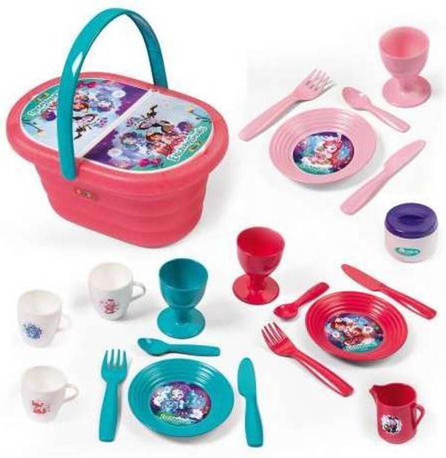 SMOBY Picknickset Enchantimals picknickmand theeset