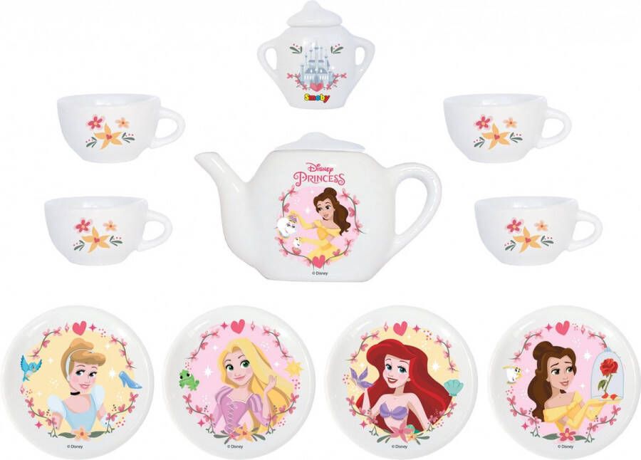 SMOBY porseleinen theeserviesje van de Disney prinsessen