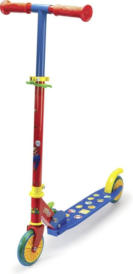 SMOBY Super Mario Plooibare scooter Step Nintendo Stuur in hoogte verstelbaar Vanaf 5 jaar Tot 50kg