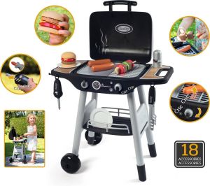 Smoby Speelgoedbarbecue Junior 35 X 50 X 72 Cm Zwart 19-delig