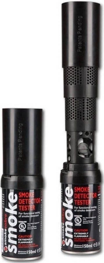 Smoke sabre SmokeSabre Rookmelder testgas Rookdetector tester voor plafondhoogte Handheld 150 ml