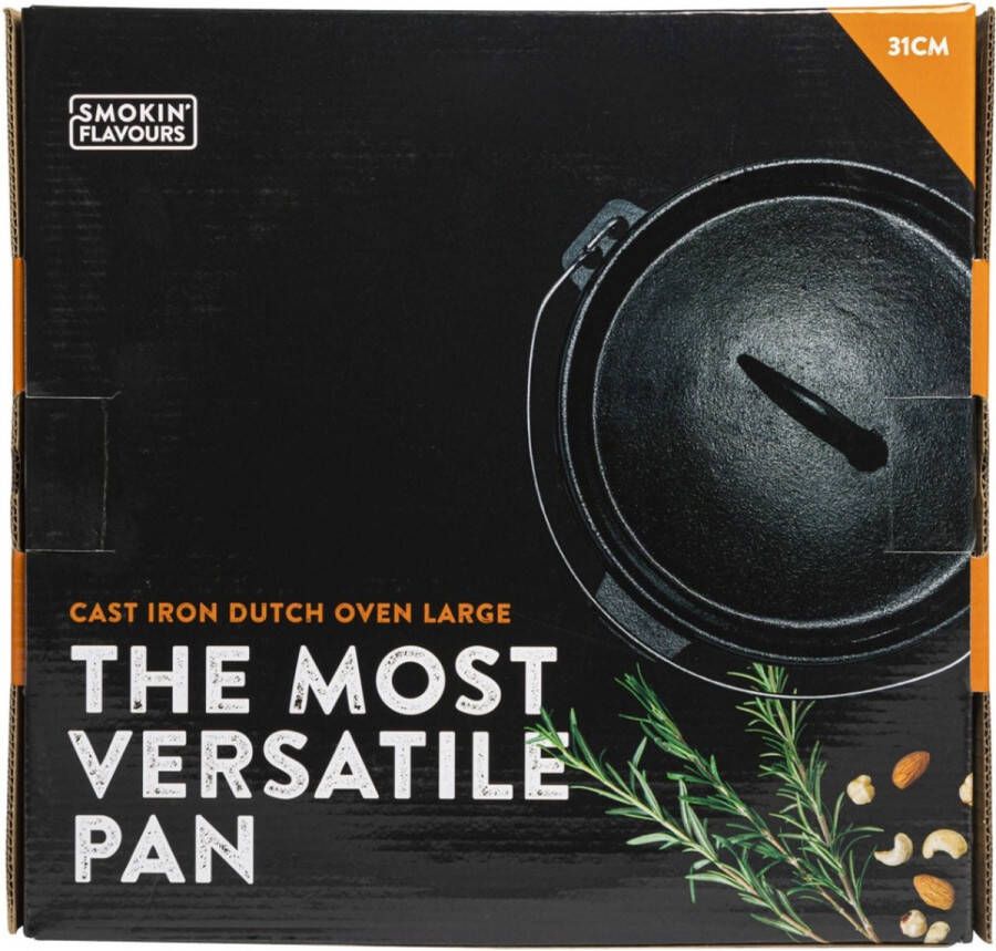 Smokin' Flavours Dutch Oven Large 35cm