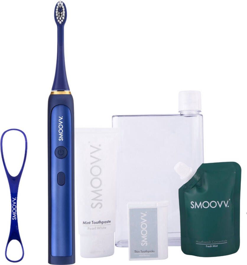 SMOOVV Sense Elektrische tandenborstel Sonisch Blauw inclusief gratis BOX !