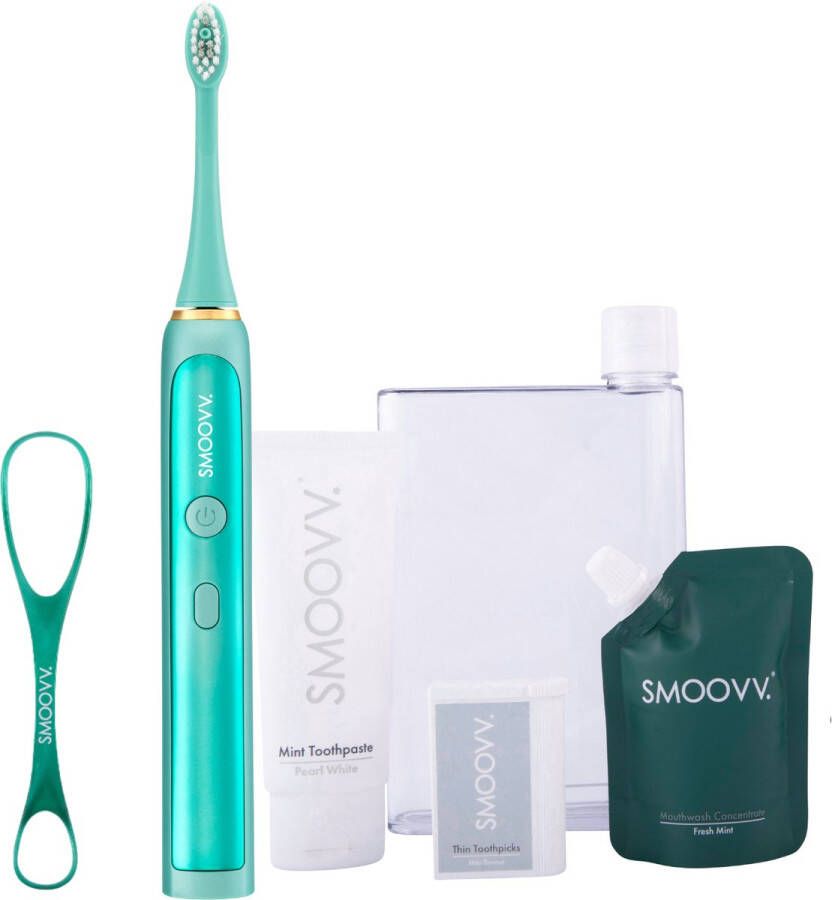 SMOOVV Sense Elektrische tandenborstel Sonisch Groen inclusief gratis BOX !