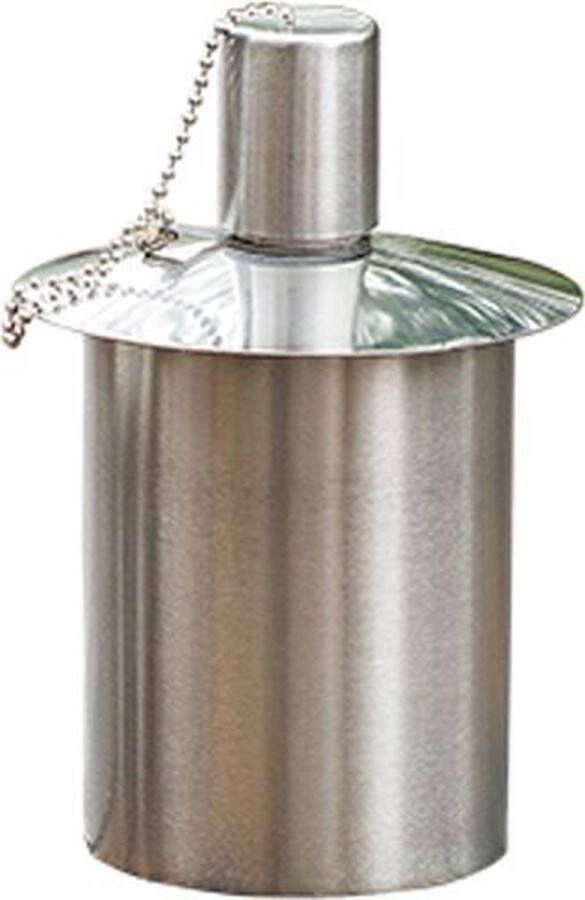 Smulders Deco 24 stuks RVS tuinfakkel reservoirs 145 80 roestvrij staal 500 ml (48 uur)