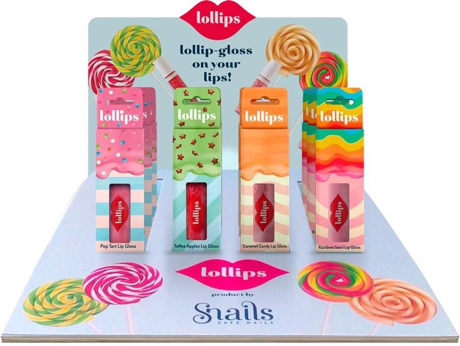 Snails Slakken Lipgloss Display