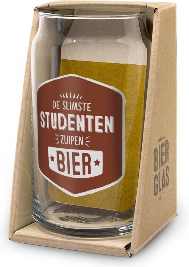Snoepkado.com Bierglas Snoep Studenten In cadeauverpakking