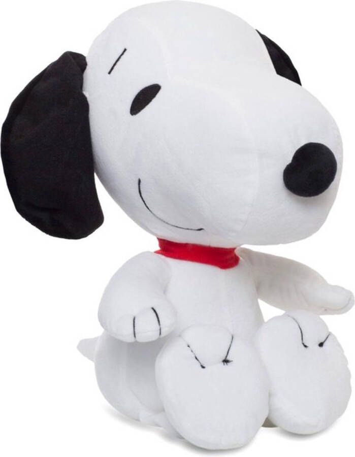 Snoopy Hond Pluche Knuffel Peanuts 25 cm {Speelgoed knuffelpop knuffeldier voor kinderen jongens meisjes Wit Hondje White Dog Plush Toy Belle}